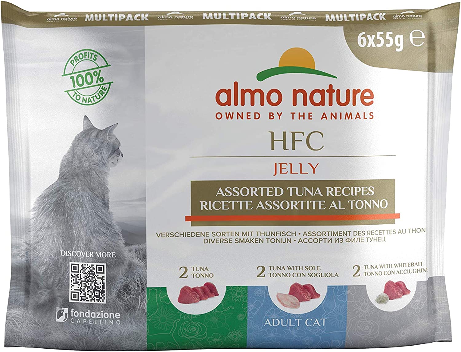 Almo Nature HFC Jelly - Multipack - 3 Sorten mit Thunfisch 6x55g